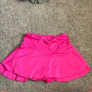 Vibrant Pink Athletic Skort